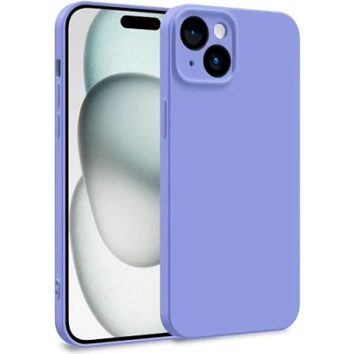 Image de MyGadget Coque pour iPhone 15 Plus Case Protection Rigide Anti Choc avec Doublure Microfibre Lila