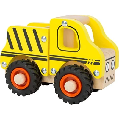 Image de Small Foot Camion de Chantier FSC 100%, Jaune