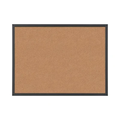 Image de Bi Office Tableau d&#039;affichage en liège, avec Cadre MDF Noir, 60x40 cm