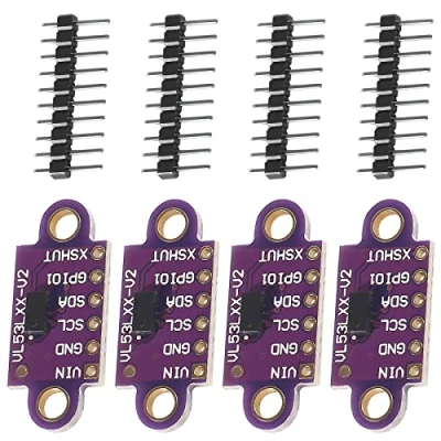 Image de Lot de 4 modules Capteur Time of Flight ToF Laser Distance VL53L0X Sensor 940nm
