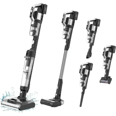 Image de Aspirateur et laveur sans fil 5 en 1 JIMMY PW11 Pro Max, puissance élevée de 460 W, double nettoyage avec deux rouleaux brosses, séchage rapide à l&#039;air chaud