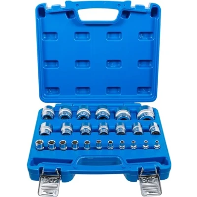 Image de BGS 2246 Jeu de douilles, six pans 6,3 mm (1/4&quot;), 12,5 (1/2&quot;) en pouce 24 pièces
