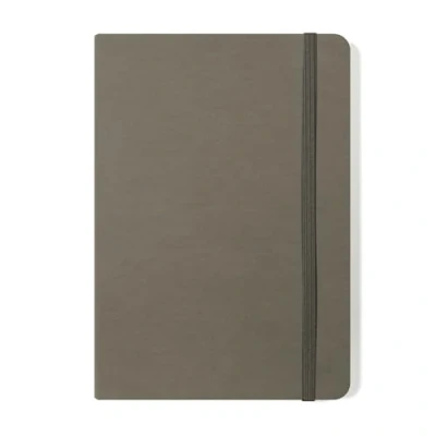 Image de Silvine Carnet de notes A5 à couverture rigide Gris 160 pages lignées 90 g/m² Papier ivoire qualité supérieure