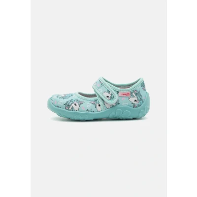 Image de Superfit Bonny Chaussons pour enfants, Taille: 38, Hellgrün/mehrfarbig Textile