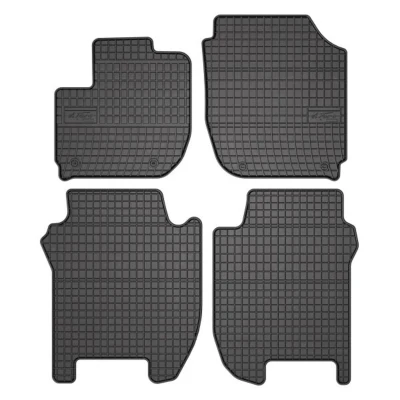 Image de FROGUM 546764 Ensemble de tapis sol Caoutchouc avant et arrière 4 noir Sur mesure HONDA: Jazz 3