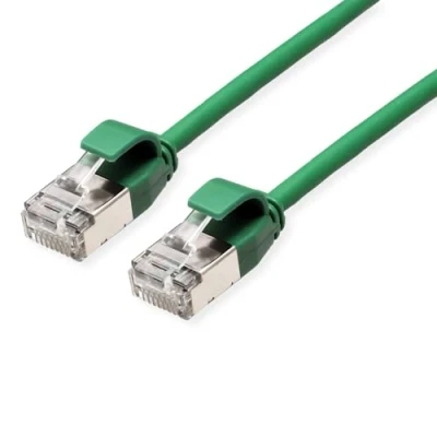 Image de ROLINE Câble Patch U/FTP DataCenter Cat.6A (Class EA), LSOH, Slim, Vert, 5 m