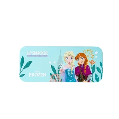 Image de Lip Smacker Frozen &amp; Face Color Tin, Ensemble de Maquillage pour Enfants avec BrillantÀLèvres et FardsÀPaupières Lumineux Colorés, Accessoires Beauté Inclus
