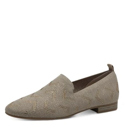 Image de Marco Tozzi Mocassins, Femme, Taille: 40, Dune metallic Textile