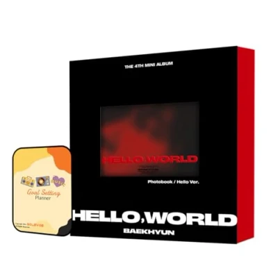 Image de BAEKHYUN (EXO) Album Hello, World Hello Ver. (Normal Ver.)+Pre Order Benefits+BolsVos Exclusive K POP Giveaways Package
