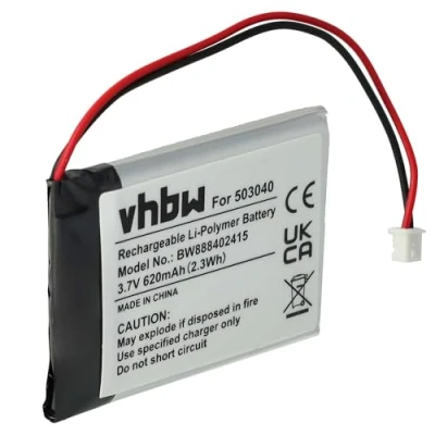 Image de vhbw Batterie Compatible avec Anki Vector (620mAh, 3,7V, Li polymère)