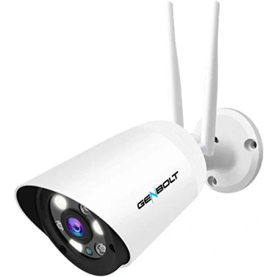 Image de [2.4/5GHz] Caméra de Surveillance Extérieure WiFi sans Fil, GENBOLT CCTV IP 1080p avec Projecteur Détection Humaine Vision Nocturne Couleur 4X Zoom IP66 Étanche pour Maison Sécurité 2022