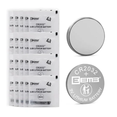 Image de EEMB Lot de 20 Piles Bouton CR2032 3 V au Lithium 2032 BR2032 ECR2032 LM2032 pour Porte clés, télécommandes, Montres, calculatrices, carillons, appareils médicaux, Cartes mères, Airtags