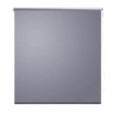 Image de vidaXL Store Enrouleur Occultant Gris Tamisant Pare Vue Rideau Voilage Fenêtre