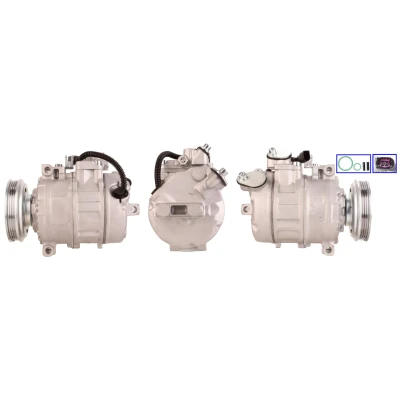 Image de ELSTOCK 51 0140 Compresseur De Climatisation PAG 46 R 134a avec joints AUDI: A4 B6 Avant, Berline, A6 C5 Avant