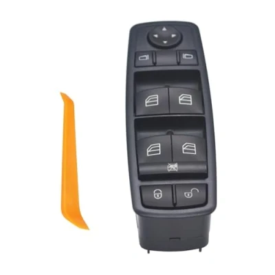 Image de ZEALfix W164 bouton leve vitre interrupteur fenetre 1698206610 commande Avant Gauche pour A B GL ML R Class W169 W245 X164 W251