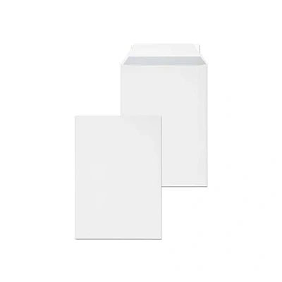 Image de Raadhuis Lot de 10 enveloppes autocollantes en acte Blanc Format C5 162 x 229 cm 100 g