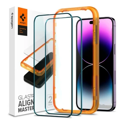 Image de Spigen Glas tR Align Master Protection d&#039;écran transparent Apple 2 pièce(s) Neuf