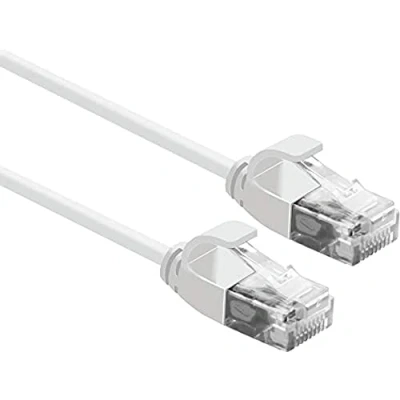 Image de ROLINE Câble Patch UTP DataCenter Cat.6A (Class EA), LSOH, Slim, Blanc, 1,5 m
