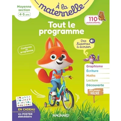 Image de Tout le programme Moyenne section 4 5 ans A la maternelle: Tous les apprentissages de MS