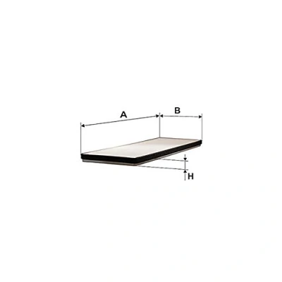 Image de MAGNETI MARELLI 350208065730 Filtre d&#039;habitacle Cartouche filtrante, à charbon actif 254 134 40 MERCEDES BENZ: Classe ML, GL, R