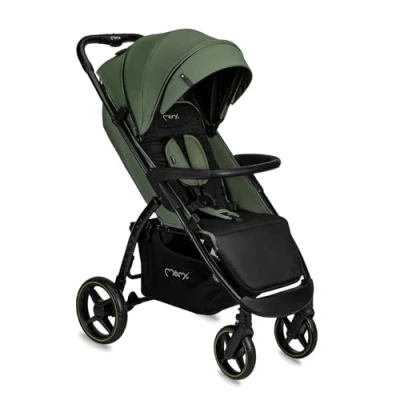 Image de MoMi MIYA EVA poussette pour enfants à partir de 6 mois (jusqu’à 22 kg), harnais sécurité 5 points réglable, panier courses, sac couchage, porte gobelet, habillage pluie et moustiquair