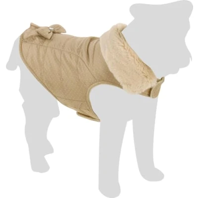 Image de Flamingo Manteau pour Chiens Guzzi Beige Taille 35cm (A: 35 cm, B: 34 38 C: 50 54 cm) Idéal Chihuahua, Teckel, Shih Tzu, Carlin et Cavalier King Charles