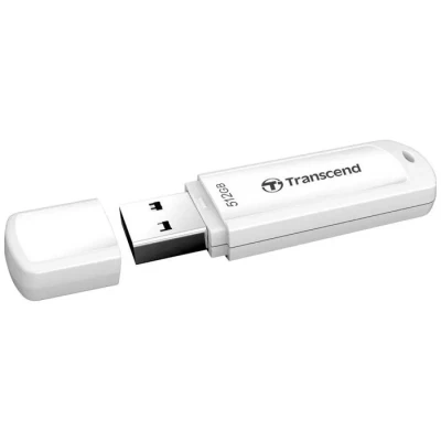 Image de Transcend JetFlash 700/730 lecteur USB flash 512 Go Type A 3.2 Gen 1 (3.1 1) Noir, Blanc Neuf