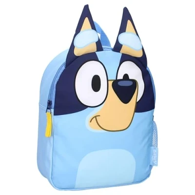 Image de Kidzroom Backpack Bluey Fluffy Friends Small Unisex Sac à dos pour enfants, Taille: One Size, Blue