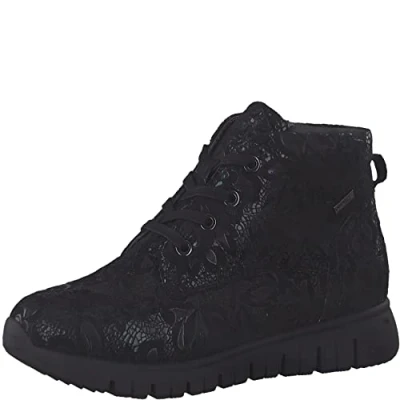 Image de Tamaris Femme 8 86204 29 Bottine, Black Lea Uni, 36 EU Large