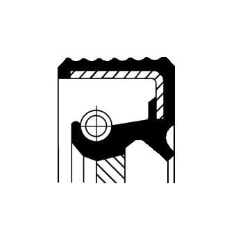 Image de CORTECO 01027761B Bague d&#039;etanchéité ACM (caoutchouc polyacrylique)