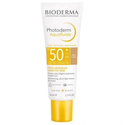 Image de Bioderma Photoderm Aquafluide Solaire Doré SPF50+ 40ml