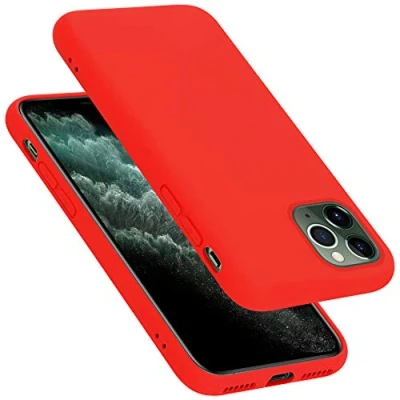 Image de Coque pour Apple iPhone 11 PRO MAX en LIQUID RED Housse de protection Étui silicone TPU flexible Neuf
