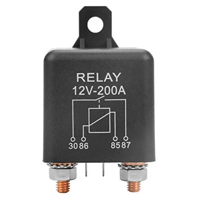 Image de Relais de voiture, WM686 RL/180 200A 12V démarrage robuste 4 broches commutation ON/OFF pour petite grue, Moissonneuse batteuse blé, Interrupteur d&#039;alimentation