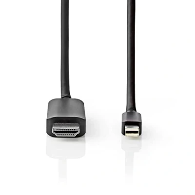 Image de Nedis CCGP37604BK20 câble vidéo et adaptateur 2 m Mini DisplayPort HDMI Noir Neuf