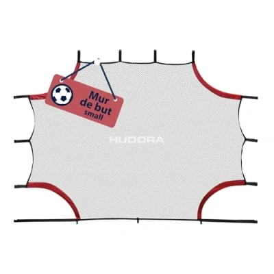 Image de HUDORA Mur de tir Small Filet But Polyvalent avec 4 cibles renforcées Toile Robuste des Velcros pour différentes Options extérieur qualité s&#039;amuser &amp; s&#039;entraîner