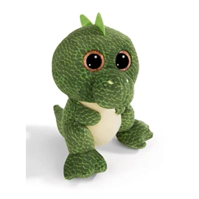 Image de NICI GLUBSCHIS Dino Tyrannosaurus Rex Xert 25cm Vert Douce et Durable, Mignonne Peluche à câliner, pour Jouer, Enfants Adultes, Une Excellente idée de Cadeau, 48924