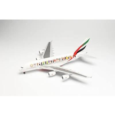 Image de Herpa Miniaturmodelle Emirates Airbus A380 “Year of Tolerance“ A6 EVB, 571692, Multicolor