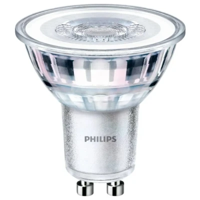 Image de Ampoule LED PHILIPS GU10 4 W Blanc chaud Intensité variable EEC A+