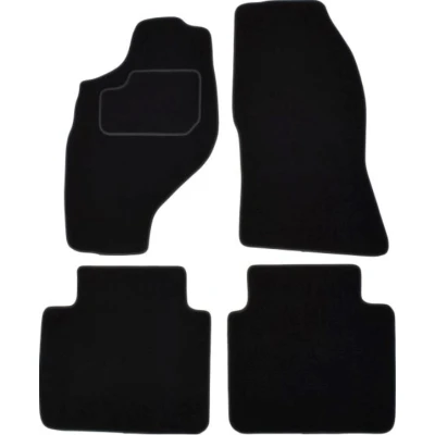 Image de MAMMOOTH A041 NIS280 PRM 01 Ensemble de tapis sol Textile avant et arrière 4 noir Sur mesure