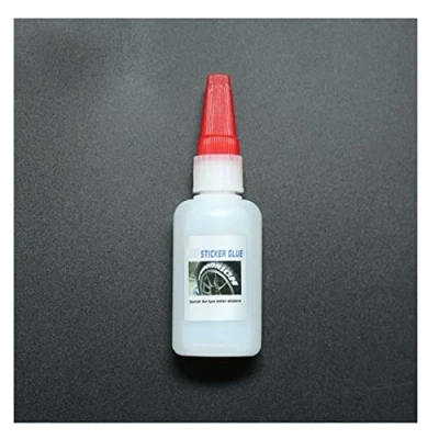 Image de SSFRI 8 pièces/ensemble pneu lettre autocollant 1.38 pouces hauteur 3D voiture Tuning Logo lettrage décalcomanies Auto/moto bricolage étiquette lettres ( Color : 1*40ml Gl