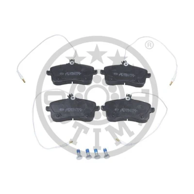 Image de OPTIMAL BP 12223 Jeu de plaquettes frein Essieu avant contact signal d&#039;usure inclus avec vis d&#039;étrier PEUGEOT: 407 Berline, SW