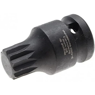 Image de BGS 5381 M16 Douille à embouts choc 12,5 mm (1/2&quot;) denture multiple intérieure (pour XZN)