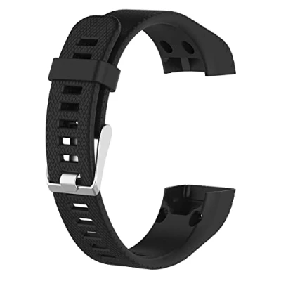 Image de Meiruo Bracelet de Remplacement pour Garmin Vivosmart HR+/Garmin Approach X10/Garmin X40, HR PLUS/Garmin X40 (Noir)