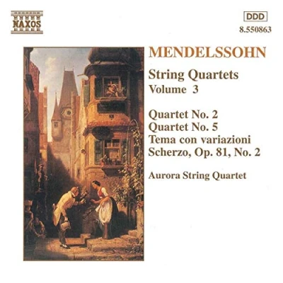 Image de Quatuors à cordes , vol.3, n2 op.13, n5 op.44/3 / Tema con variazoni op.81/1 Scherzo op.81/2