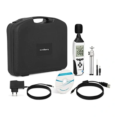 Image de Steinberg Systems Sonomètre Appareil Mesure Bruit Décibelmètre Professionnel SBS SM 130C (30 À 130 dB, ±1,4 31,5 8 kHz, LCD, Port USB)