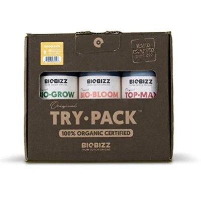 Image de BioBizz Bio Grow, Bloom, Top Max Kit de démarrage d&#039;engrais 250 ml