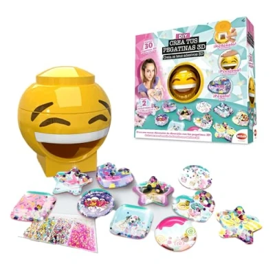 Image de Bizak 63332665 Machine de création d&#039;autocollants 3D avec autocollants, fonds et pierres à coller où vous voulez, cadeau pour les filles garçons plus 6 ans