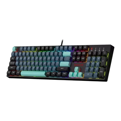 Image de Redragon K582 SE filaire rvb 104 touches mécaniques, clavier de jeu rétro éclairé dynamique