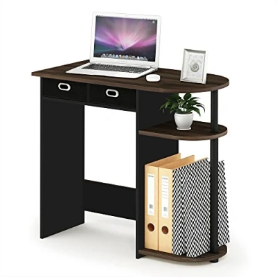 Image de Furinno Go Green Home Table d&#039;Ordinateur Portable, Columbia Walnut/Black/Dark Brown, One Size