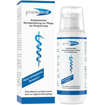 Image de ProntoLind Solution de rinçage buccal pour le soin des piercings buccaux 250 ml